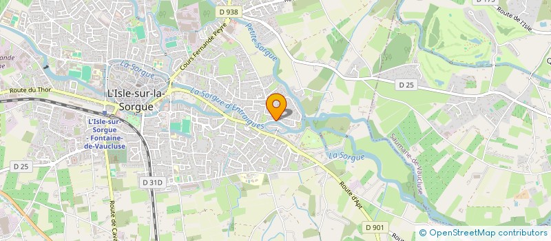 localisation de l'entreprise TECHNIQUES ELECTRO MAINTEANCE ASSISTANCE à L'ISLE-SUR-LA-SORGUE
