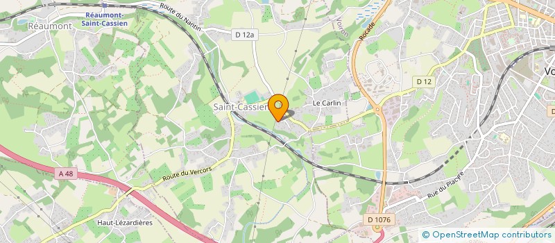 localisation de l'entreprise TECHNIQUES ENERGETIQUES DU BATIMENT à SAINT-CASSIEN