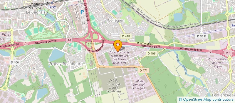 localisation de l'entreprise TECHNIQUES ET APPLICATIONS SCIENTIFIQUES à COLLEGIEN