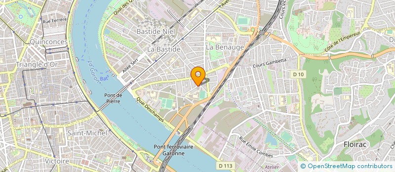 localisation de l'entreprise TECHNIQUES ET BATIMENTS à BORDEAUX