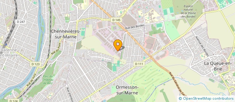 localisation de l'entreprise TECHNIQUES ET BIOCHIMIE APPLIQUEES à CHENNEVIERES-SUR-MARNE