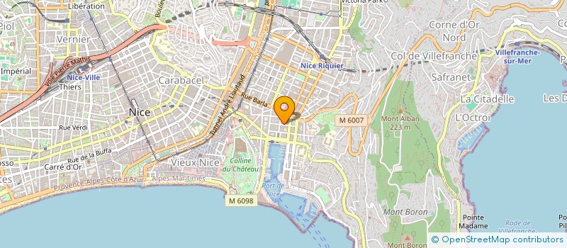 localisation de l'entreprise TECHNIQUES ET CONSTRUCTIONS à NICE