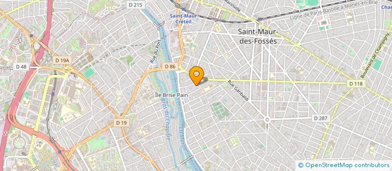 localisation de l'entreprise TECHNIQUES ET NORMES DE COUVERTURE à SAINT-MAUR-DES-FOSSES