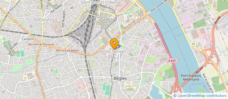 localisation de l'entreprise TECHNIQUES ET PRODUCTIONS AUDIOVISUELLES à BEGLES