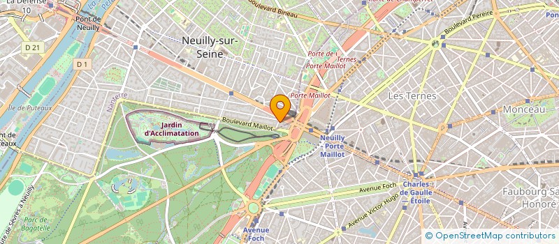 localisation de l'entreprise TECHNIQUES ET REALISATIONS PUBLICITAIRES à NEUILLY-SUR-SEINE