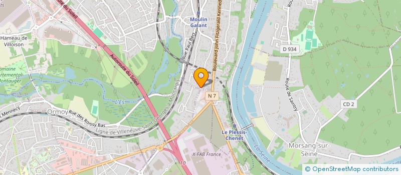 localisation de l'entreprise TECHNIQUES ET SERVICES à CORBEIL-ESSONNES