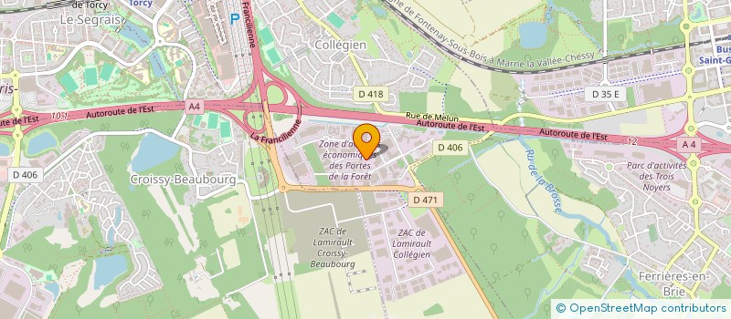 localisation de l'entreprise TECHNIQUES ET SYSTEMES AERAULIQUES à COLLEGIEN