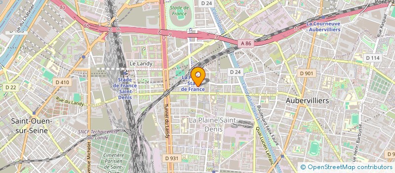 localisation de l'entreprise TECHNIQUES ET TRAVAUX DE BATIMENT à SAINT-DENIS