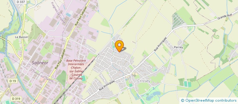 localisation de l'entreprise TECHNIQUES ETUDES ASSISTANCE MANAGEMENT INGENIERIE à CRISSEY