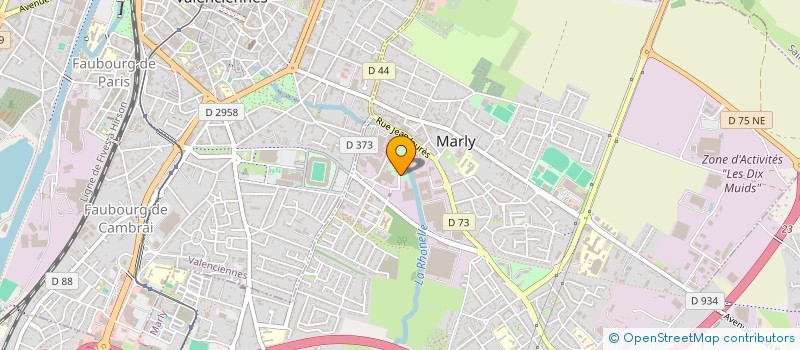 localisation de l'entreprise TECHNIQUES ETUDES COMMERC NEGOCE INDUSTR à MARLY