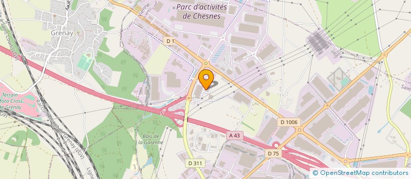localisation de l'entreprise TECHNIQUES ETUDES REALISATIONS PRODUCTIQ à SAINT-QUENTIN-FALLAVIER