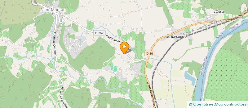 localisation de l'entreprise TECHNIQUES FLUIDES ROBOTIQUES à SAINT-MONTAN