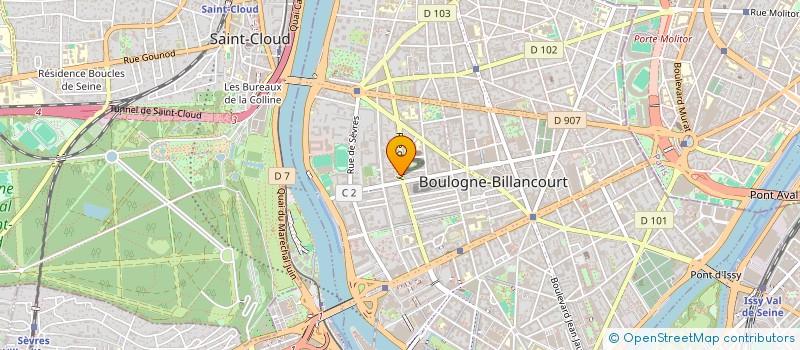 localisation de l'entreprise TECHNIQUES FRANCAISES DE PROTECTION à BOULOGNE-BILLANCOURT