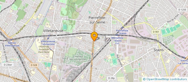 localisation de l'entreprise TECHNIQUES GESTION SERVICES à PIERREFITTE-SUR-SEINE