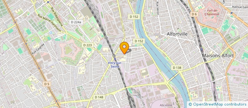 localisation de l'entreprise TECHNIQUES HABITAT PRO à VITRY-SUR-SEINE