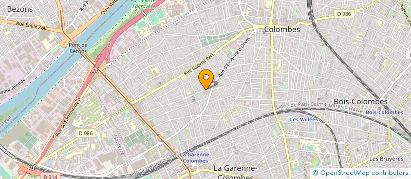 localisation de l'entreprise TECHNIQUES IMMOBILIERES ET AGENCEMENTS à COLOMBES