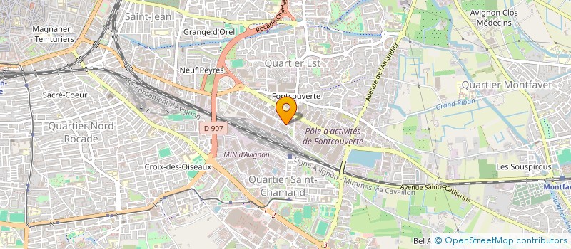 localisation de l'entreprise TECHNIQUES IMPORT COMMERCIALISATION  AVIGNON