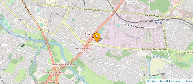 localisation de l'entreprise TECHNIQUES INFORMATIQUES GLOBALES POUR LA SANTE PAR ABREVIATION T.I.G.S à LA HAIE-FOUASSIERE