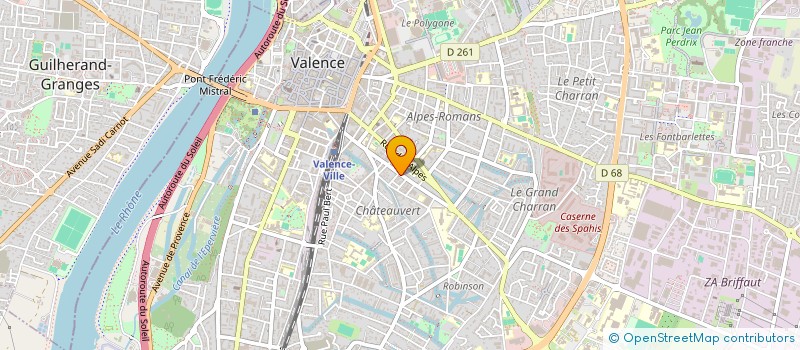 localisation de l'entreprise TECHNIQUES MATERIELS à VALENCE