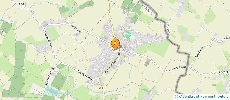 localisation de l'entreprise TECHNIQUES MECANIQUES MODERNES à WILLEMS