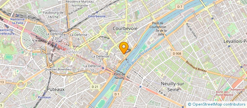 localisation de l'entreprise TECHNIQUES MODERNES DE CONCEPTS à COURBEVOIE