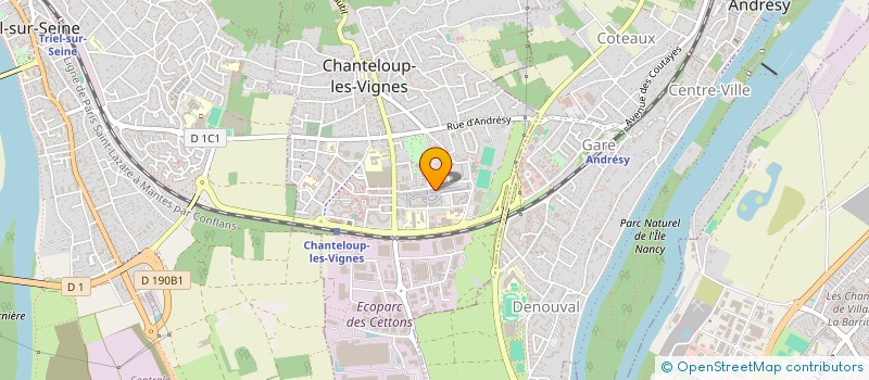 localisation de l'entreprise TECHNIQUES MONTAGE STRUCTURES  CHANTELOUP-LES-VIGNES