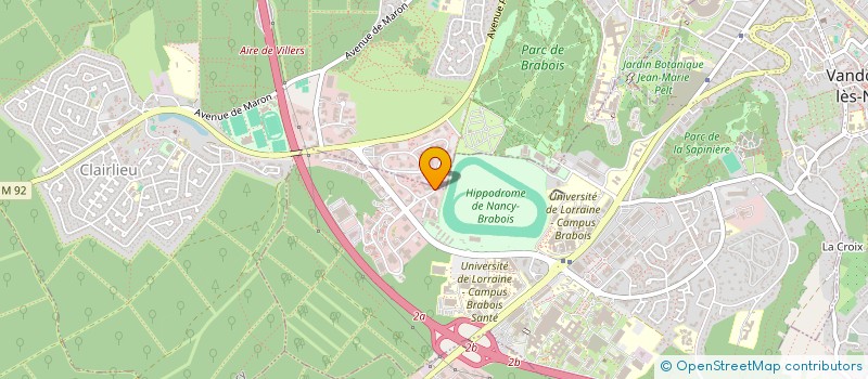 localisation de l'entreprise TECHNIQUES NOUVELLES DE COMMUNICATIONS à VANDŒUVRE-LES-NANCY