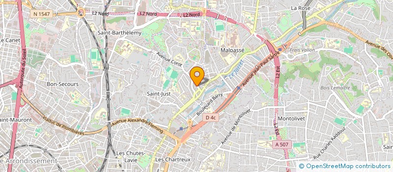 localisation de l'entreprise TECHNIQUES NOUVELLES ET TRADITIONS à MARSEILLE