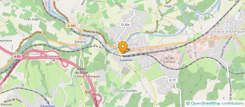 localisation de l'entreprise TECHNIQUES OPERAT RETOUR DOMICILE ACTIF à LOZANNE