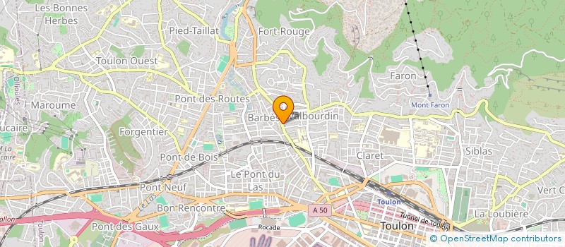 localisation de l'entreprise TECHNIQUES PEINTURES RAVALEMENTS MACONNE  TOULON