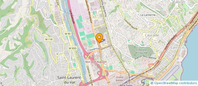 localisation de l'entreprise TECHNIQUES PRODUITS DU BATIMENT FRANCE à NICE