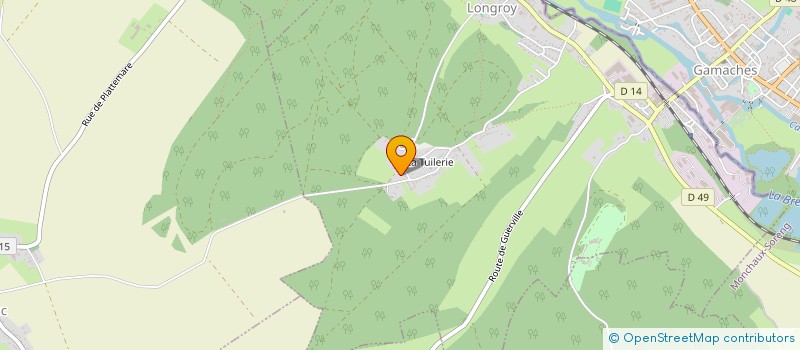 localisation de l'entreprise TECHNIQUES REALISATIONS VENTES à LONGROY