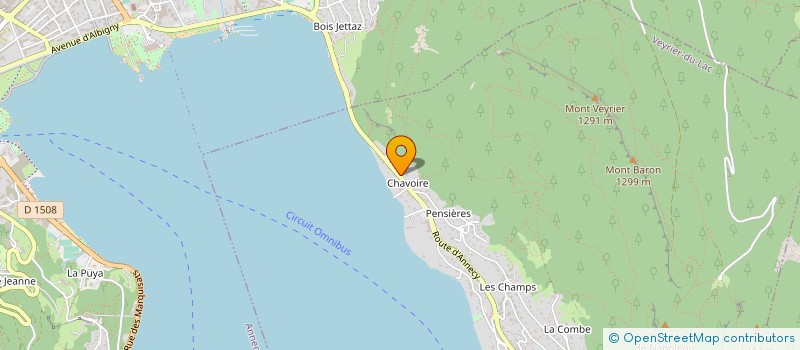 localisation de l'entreprise TECHNIQUES RECHERCHES POUR LA MONTAGNE à VEYRIER-DU-LAC