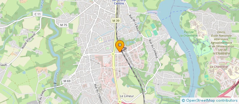 localisation de l'entreprise TECHNIQUES RECYCLAGES SERVICES à CHAPELLE-SUR-ERDRE (LA)