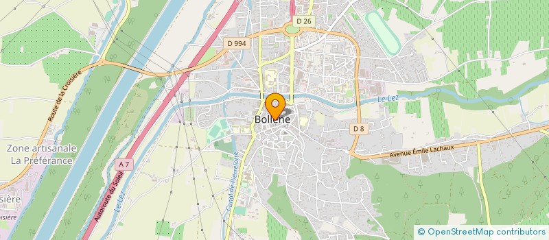 localisation de l'entreprise TECHNIQUES SERVICES MAINTENANCE  BOLLENE