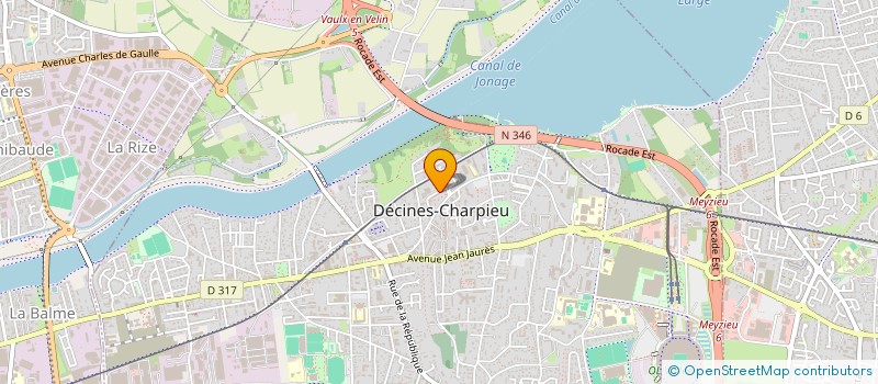 localisation de l'entreprise TECHNIQUES & STORES à DECINES-CHARPIEU