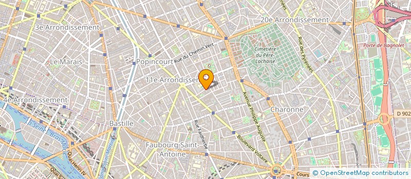 localisation de l'entreprise TECHNIQUES TOPO à PARIS