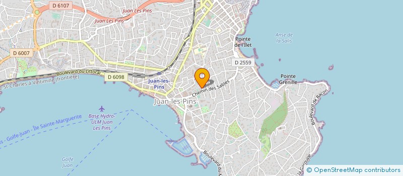 localisation de l'entreprise TECHNIQUIZ à ANTIBES
