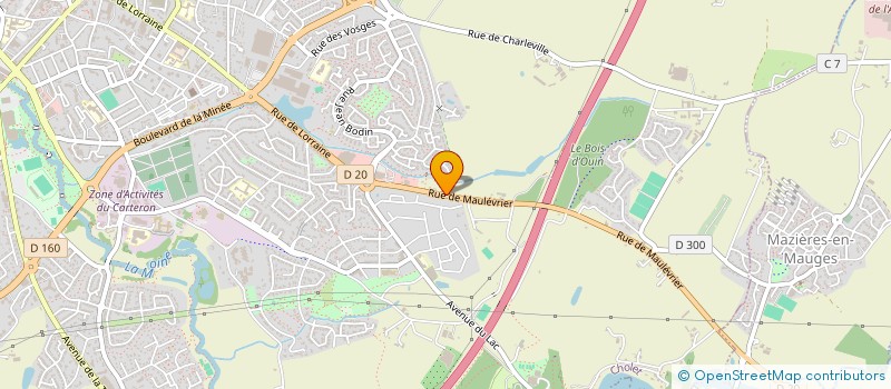 localisation de l'entreprise TECHNIRENOV 49 à CHOLET