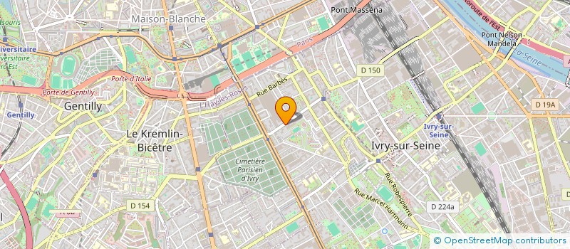 localisation de l'entreprise TECHNISO BAT à IVRY-SUR-SEINE