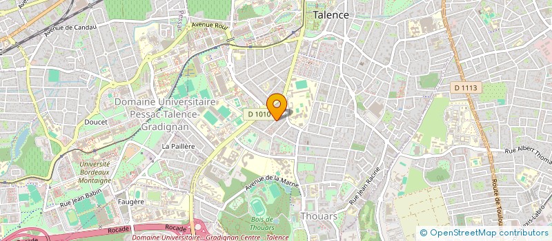 localisation de l'entreprise TECHNISON EVENEMENT à TALENCE
