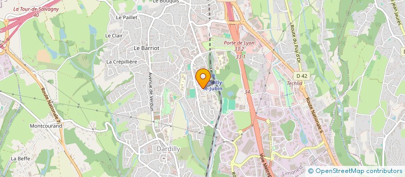 localisation de l'entreprise TECHNISOURCING  DARDILLY