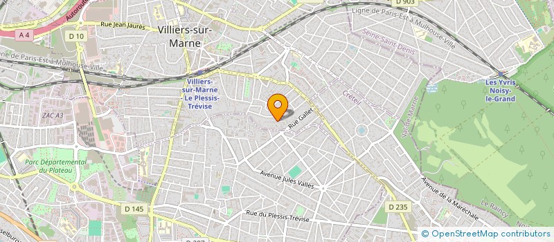 localisation de l'entreprise TECHNISTRAT à VILLIERS-SUR-MARNE