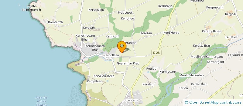 localisation de l'entreprise TECHNISTRUCTURE  PLOUMOGUER