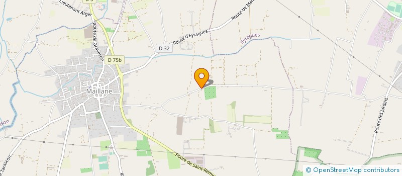 localisation de l'entreprise TECHNISUN  MAILLANE