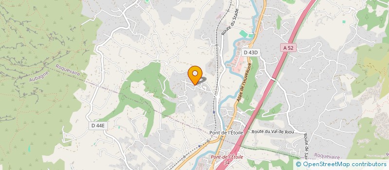 localisation de l'entreprise TECHNISYSTEM  ROQUEVAIRE