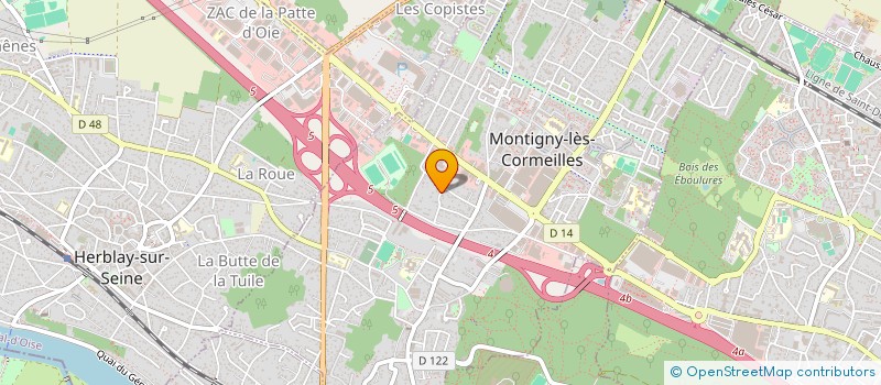 localisation de l'entreprise TECHNISYSTEMS à MONTIGNY-LES-CORMEILLES