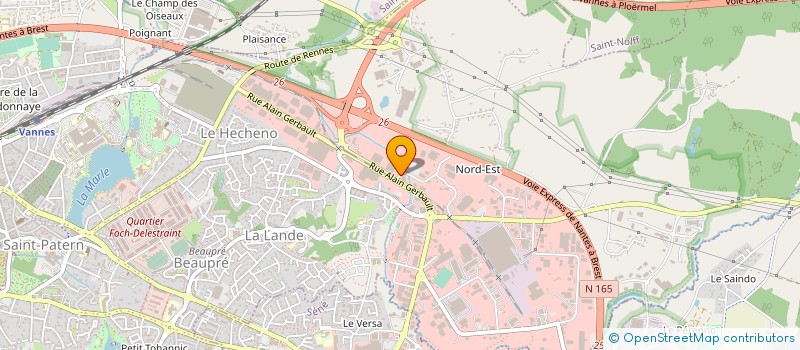 localisation de l'entreprise TECHNITOP à VANNES