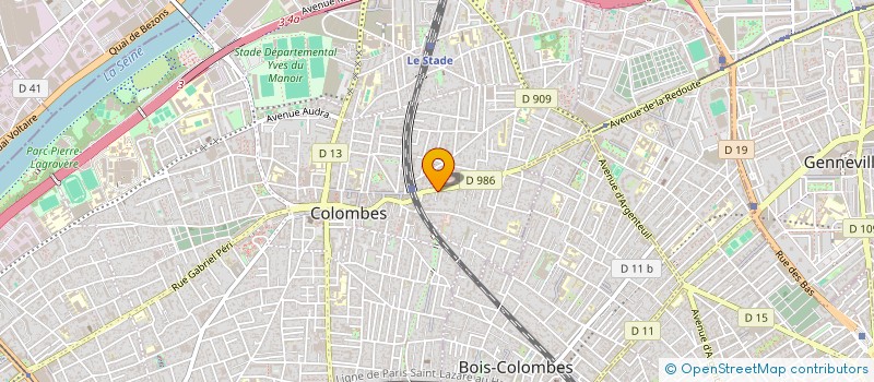 localisation de l'entreprise TECHNITOP INGENIERIE à COLOMBES