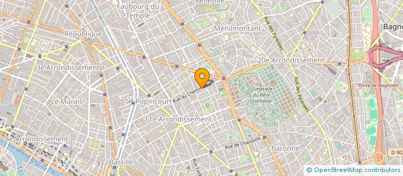 localisation de l'entreprise TECHNITRAD  PARIS